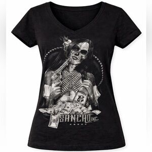 V neck Sancho Inc top. NWOT